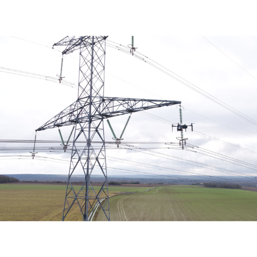 Power line inspection - Training by Drone Volt